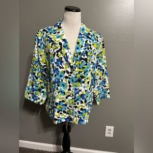 RQT women’s size 18 snap front blazer with‎ 3/4 sleeves
